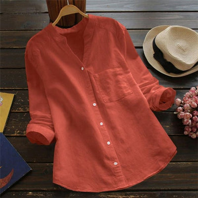 Avery™ - Casual Loose Cotton Linen Shirt