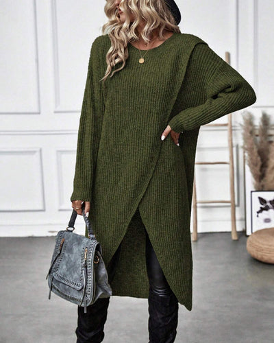 Addison™ - Comfortable Irregular Style Sweater Dress