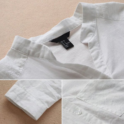 Avery™ - Casual Loose Cotton Linen Shirt