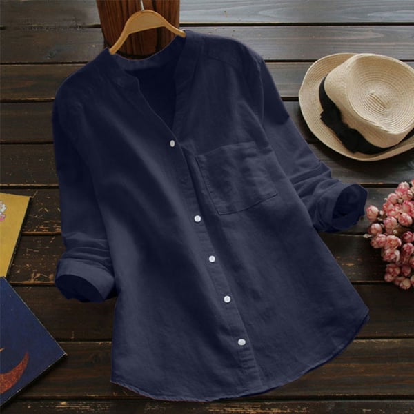 Avery™ - Casual Loose Cotton Linen Shirt