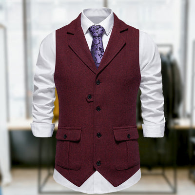 Logan™ - Comfortable Classic Retro Style Vest with Pockets