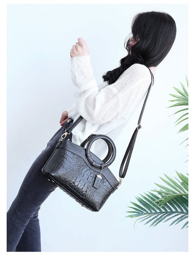 Riley™ - Elegant Handmade Croco Bag