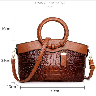 Riley™ - Elegant Handmade Croco Bag