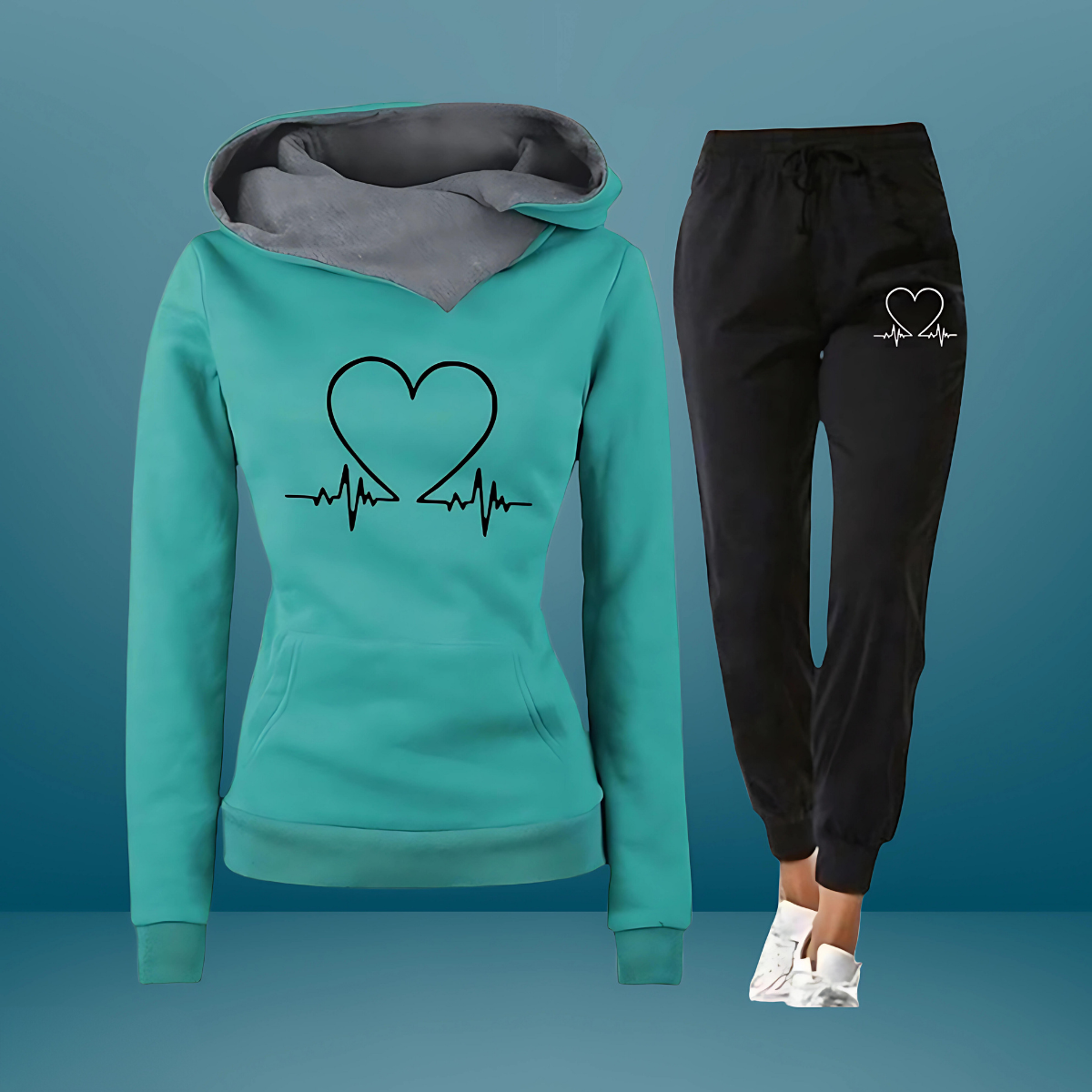 Peyton™ - Comfortable Heart Tracksuit