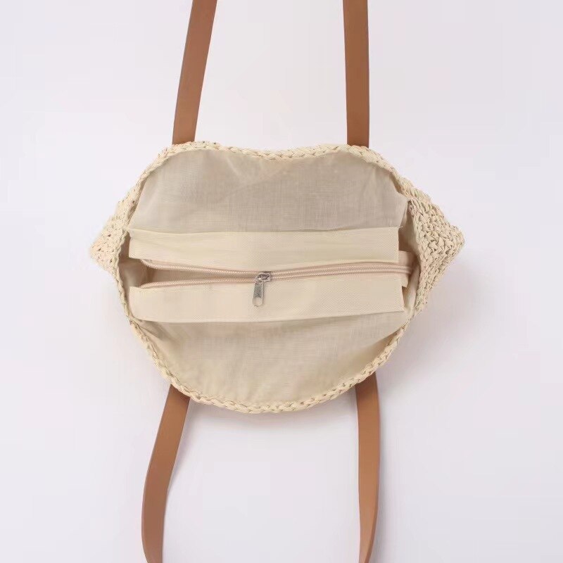 Hannah™ - Multifunctional Straw Handbag