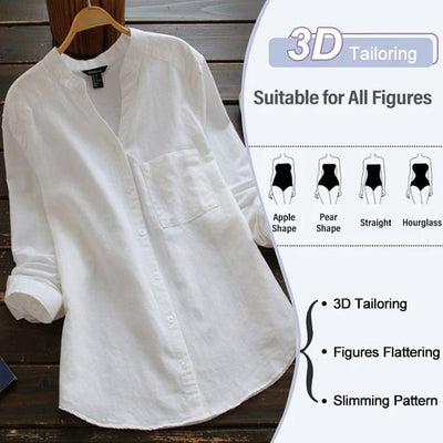 Avery™ - Casual Loose Cotton Linen Shirt