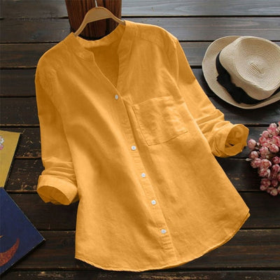 Avery™ - Casual Loose Cotton Linen Shirt