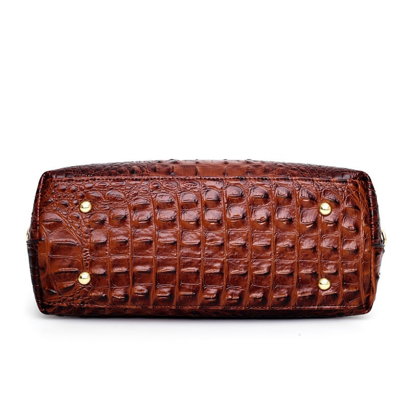 Riley™ - Elegant Handmade Croco Bag