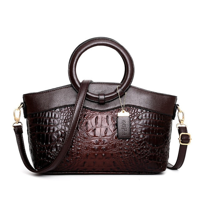 Riley™ - Elegant Handmade Croco Bag