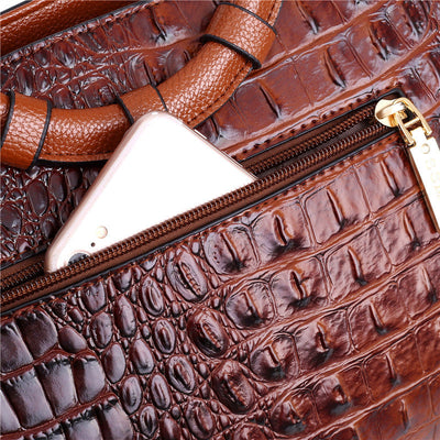 Riley™ - Elegant Handmade Croco Bag