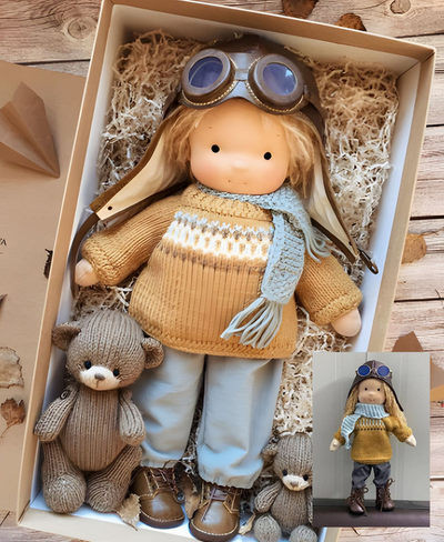 Family Doll™ - Cute Handmade Waldorf Doll